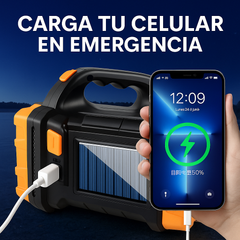 Linterna Survival 2.0 con power bank incluído Kit Terremoto