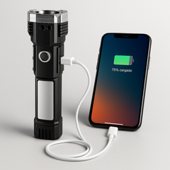 Linterna Survival 6 en 1 - Con Power Bank incluído
