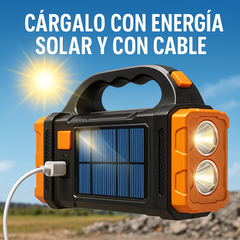 Linterna Survival 2.0 con power bank incluído Kit Terremoto