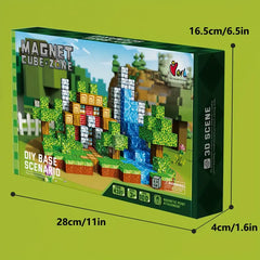 Juego de Bloques Mundo Magnético Minecraft- 100piezas ORIGINAL