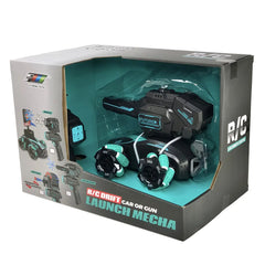 Tanque 360° - 4 juguetes en 1 con Control Remoto Incluído