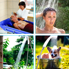 Ducha Portatil recargable de fácil uso