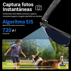 Smart Glasses X con ChatGPT - Control Táctil, Grabación y foto HD, parlante, traductor y más