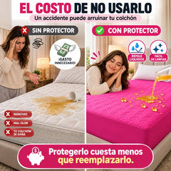 Cubrecama Impermeable Antiderrames y polvo