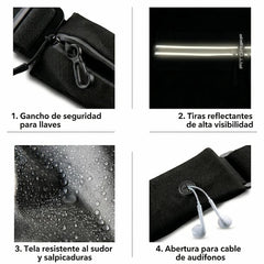 Cangurera Deportiva Fit Diseño Invisible, ideal para Correr, Hacer Ejercicio, etc.