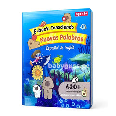 Libro Bilingüe con Sonidos – 420 Palabras - Producto Original de calidad TAPA DURA ⭐