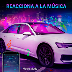 4 tiras Led RGB para Auto Versión PRO - Manéjalo con el celular