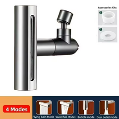 Boquilla de Caño Multifunción 360° 4 Chorros Versión Premium