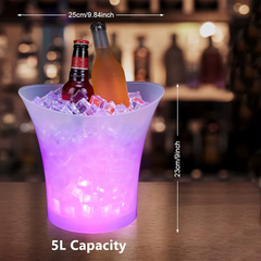 IceBucket: Cubetera con Parlante Bluetooth y Luces RGB