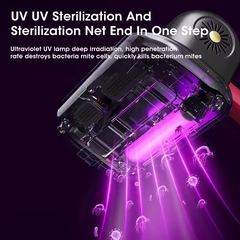 Aspiradora de mano con rayos UV Elimina Acaros y pelos