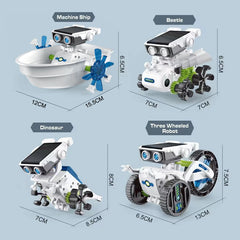 Kit Robot con Panel Solar - 12 modelos en 1