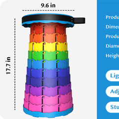 Banco retractil y plegable - Soporta hasta 120 kg - Productos Virales