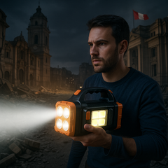 Linterna Survival 2.0 con power bank incluído Kit Terremoto