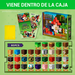Juego de Bloques Mundo Magnético de 80 piezas