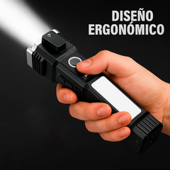 Linterna Survival 6 en 1 - Con Power Bank incluído