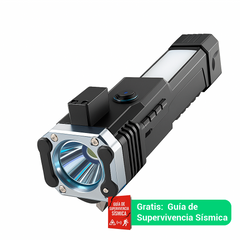 Linterna Survival 6 en 1 - Con Power Bank incluído