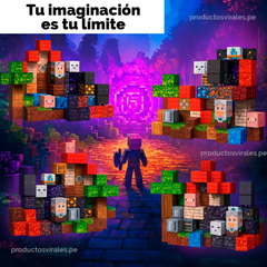 Juego de Bloques Mundo Magnético de 80 piezas