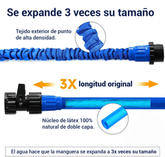 Manguera expandible Magic Hose - 7 modos de riego - 30 metros - Productos Virales