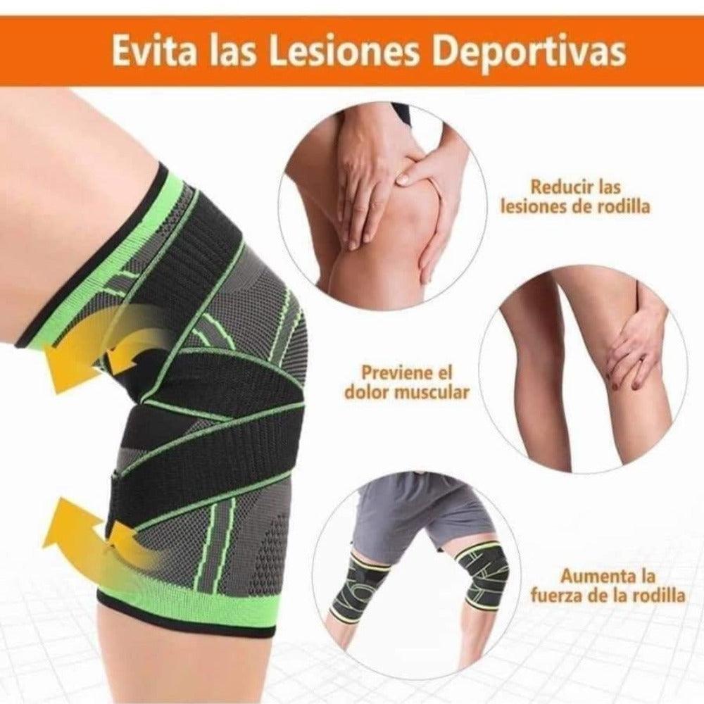 Rodillera de Compresión Ajustable 360 ° - Evita lesiones - Productos Virales