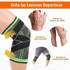 Rodillera de Compresión Ajustable 360 ° - Evita lesiones - Productos Virales