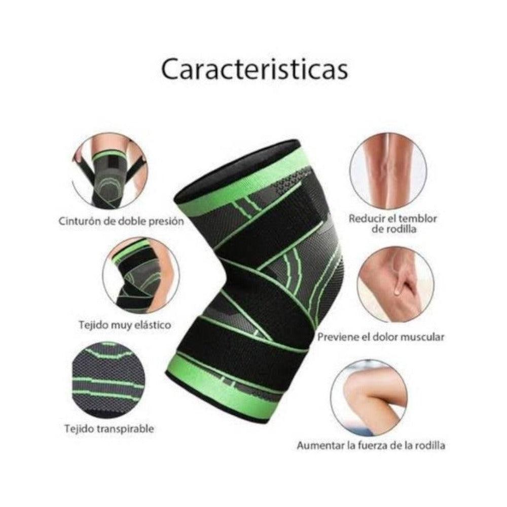 Rodillera de Compresión Ajustable 360 ° - Evita lesiones - Productos Virales