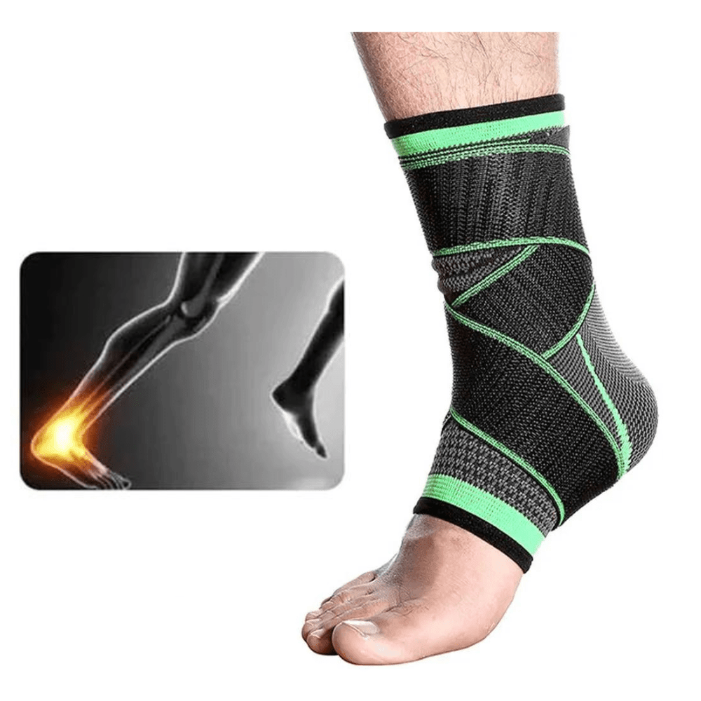 Tobillera deportiva de Compresión con bandas ajustables - Evita lesiones - Productos Virales