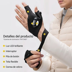 Guantes con Linterna Led - Manos libres