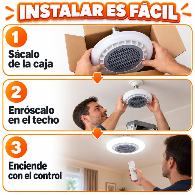 Foco LED con Ventilador y Calefactor - foto 2