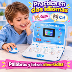 Laptop educativa infantil con pantalla a color y mouse - foto 2