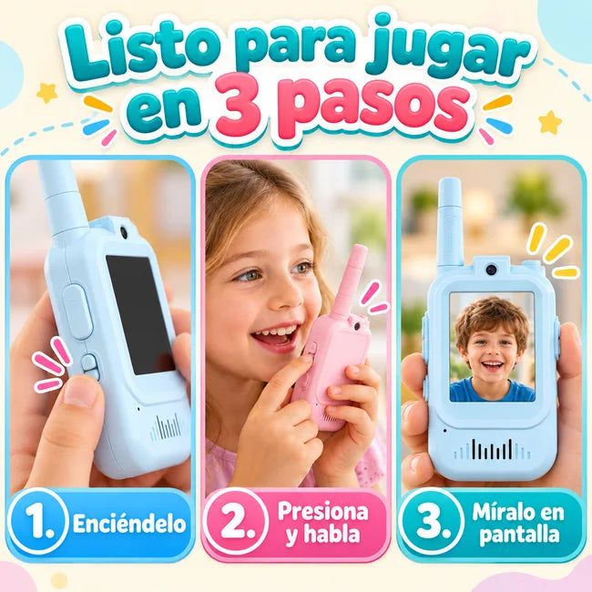 Walkie talkie para niños con cámara incorporada - foto 2