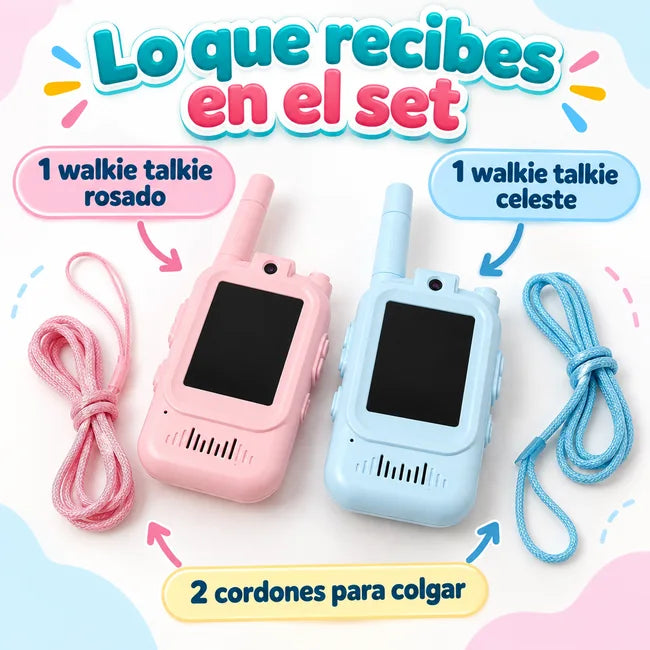 Walkie talkie para niños con cámara incorporada - foto 3