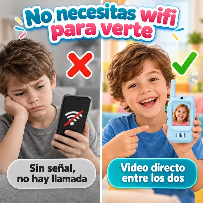 Walkie talkie para niños con cámara incorporada - foto 5
