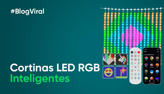 Cortinas Luces LED RGB Inteligentes - Con Formas Personalizadas - Productos Virales