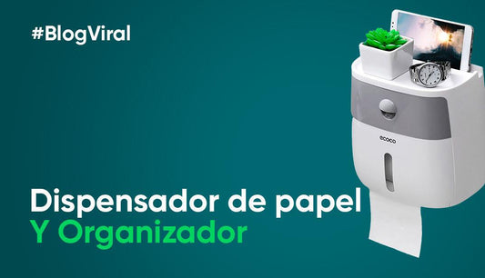 Dispensador de Papel y Organizador: Modernidad y Funcionalidad en tu Baño - Productos Virales