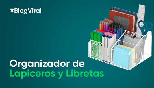 Organizador De Lapiceros Y Libretas: Todo en uno - Productos Virales