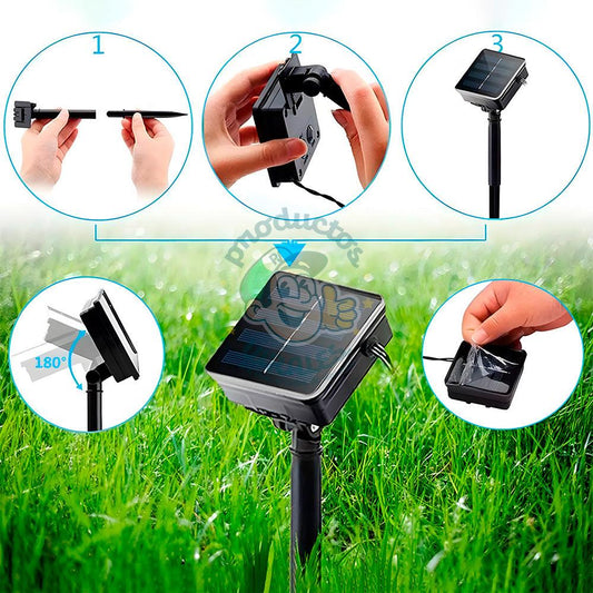 200 mini luces SOLARES LED ideal para decorar exteriores - anti agua - Productos Virales