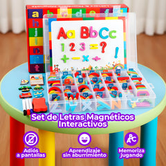 Set de Aprendizaje de Letras Imantadas - 253 piezas