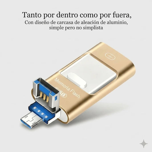 Memoria USB 3.0 Phone Transfer - Guarda fotos y videos de tu celular al instante!