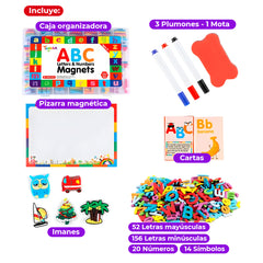 Set de Aprendizaje de Letras Imantadas - 253 piezas