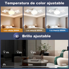 Lámpara Ventilador Modelo DRON a Control