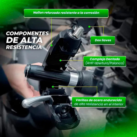 Cerradura antirrobo para moto