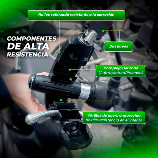 Cerradura antirrobo para moto