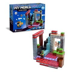 Kit de Bloques Magnéticos Estilo MINECRAFT - 184 piezas