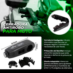 Cerradura antirrobo para moto