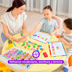 Set de Aprendizaje de Letras Imantadas - 253 piezas