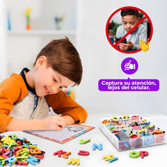 Set de Aprendizaje de Letras Imantadas - 253 piezas
