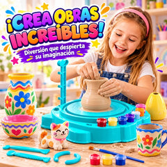 Set de creación de arte en Arcilla para niños