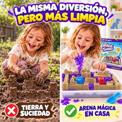 Arena mágica Sensorial con Bandeja de juegos - Magic Sand Original