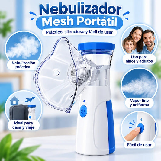 Nebulizador Portátil de Emergencia – Alivio Rápido en Casa, Día y Noche