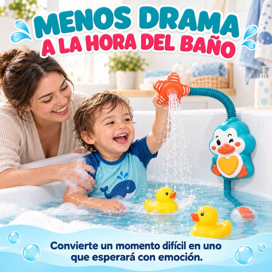 Regadera automática y portátil para niños